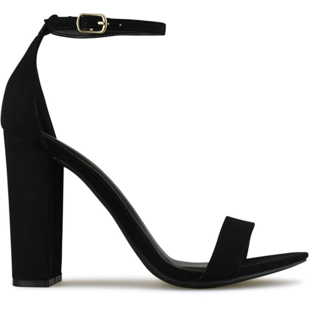 (1697) Wild Diva Women's High Chunky Block Heel Pump Dress Heeled Sandals NWOT - Picture 5 of 5